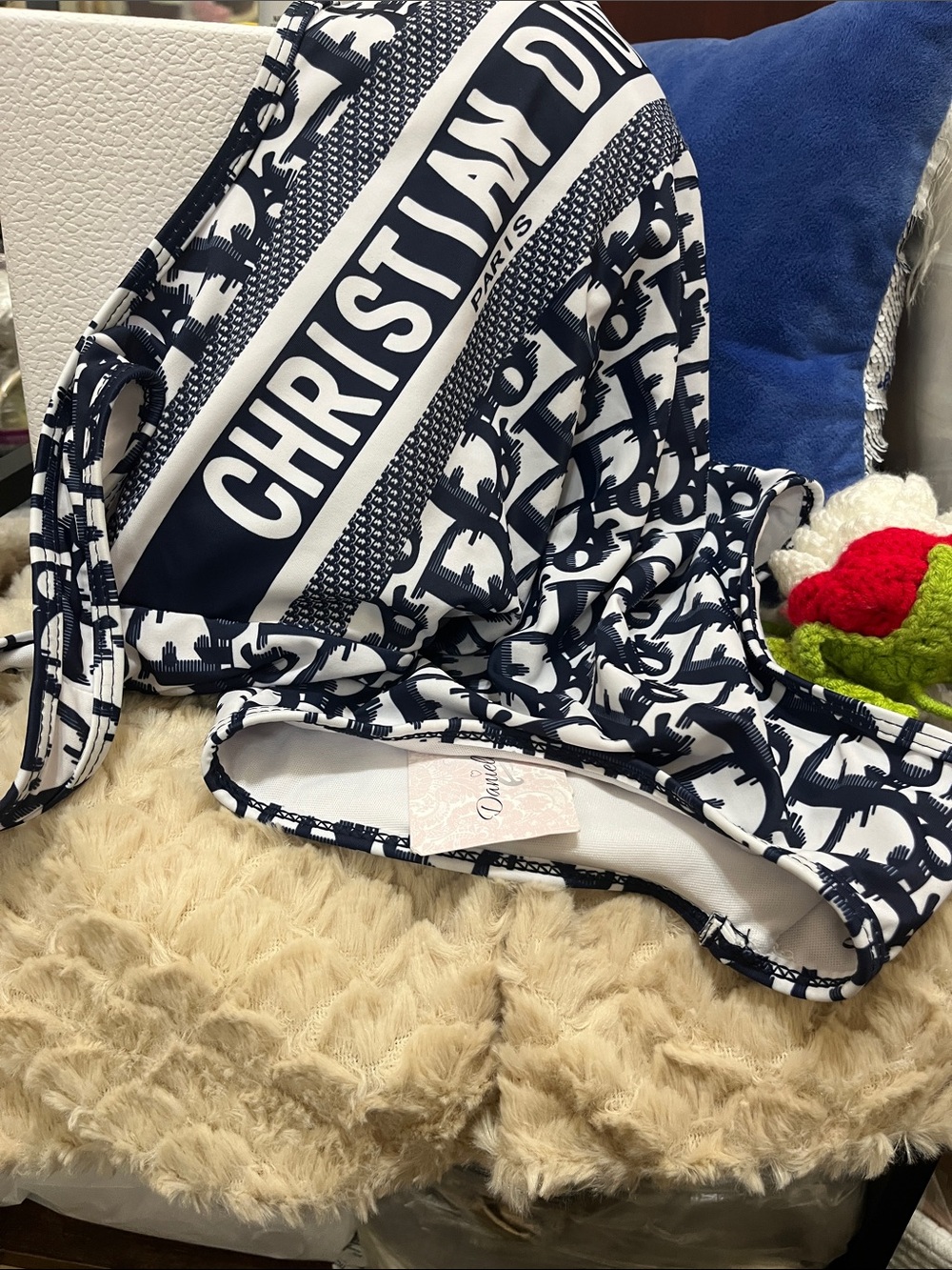 nwt Navy & White Swimsuit